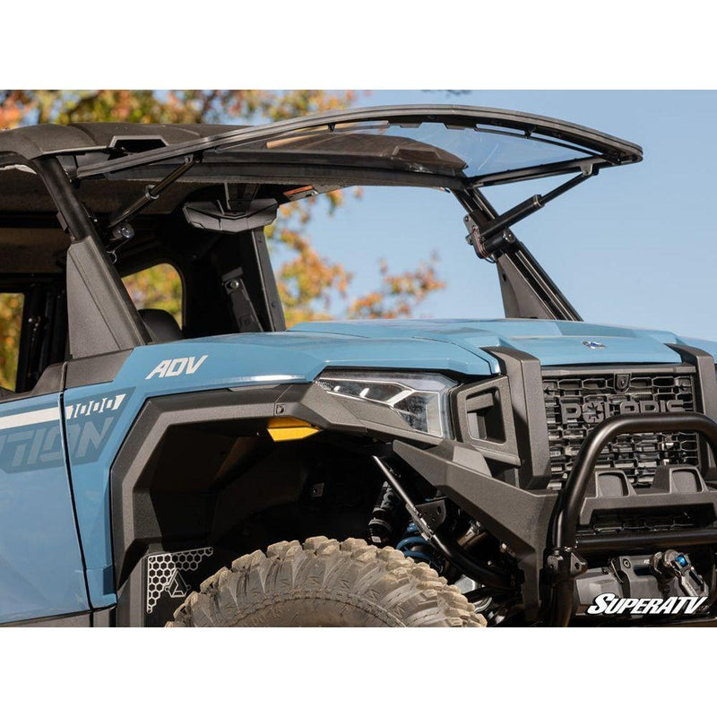 Load image into Gallery viewer, SuperATV 2024+ Polaris Xpedition Max Drive Power Flip Windshield