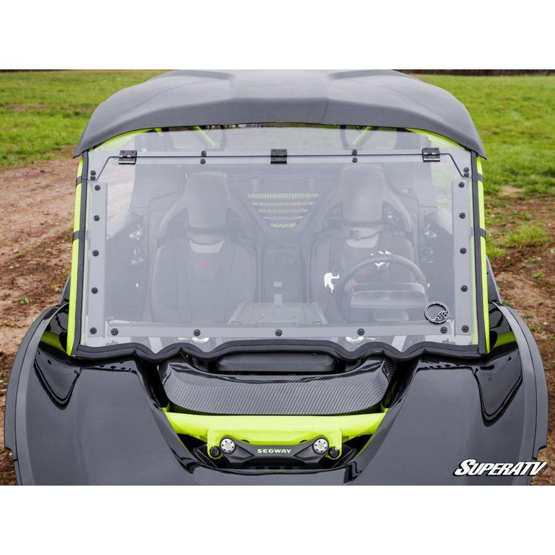 Load image into Gallery viewer, SuperATV Segway Villain Scratch-Resistant Flip Windshield