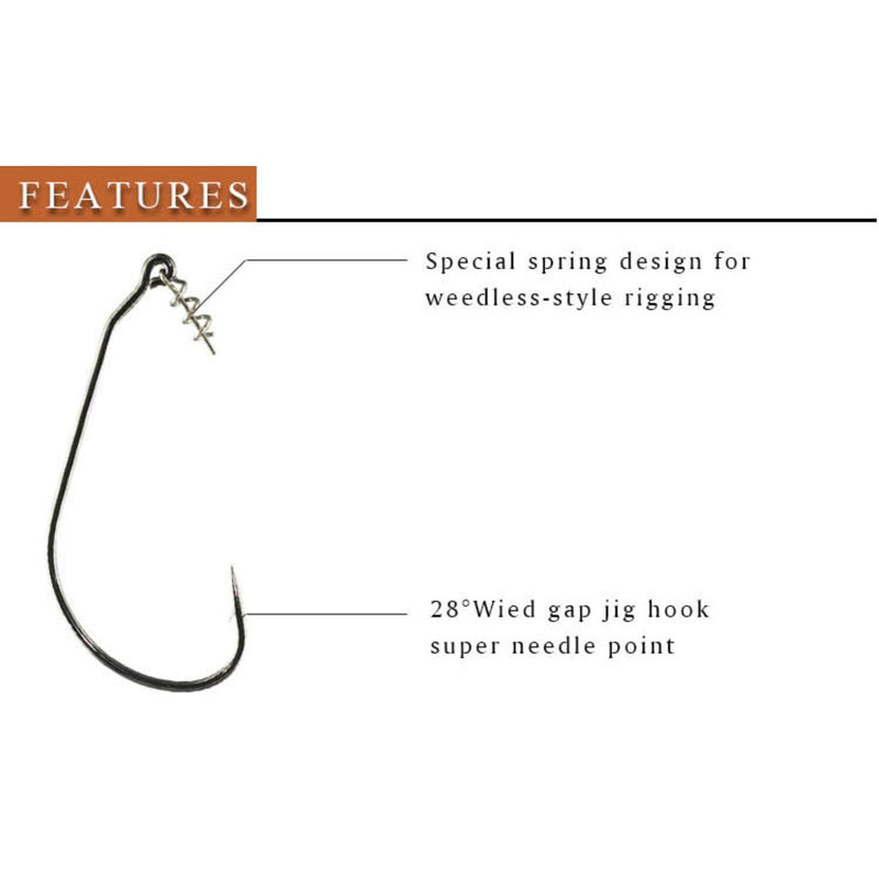 Load image into Gallery viewer, Reaction Tackle Swimbait Hooks (10 or 25-Packs)