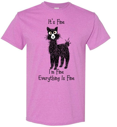 Load image into Gallery viewer, t-shirt: Alpaca I'm Fine Short-Sleeve