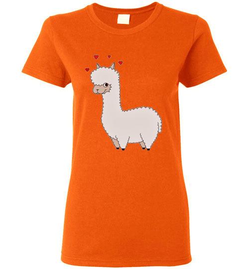 Load image into Gallery viewer, t-shirt: Alpaca Love Gildan Ladies Short-Sleeve