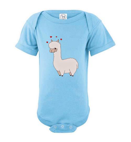 Load image into Gallery viewer, t-shirt: Alpaca Love Infant Fine Jersey Bodysuit Onesie