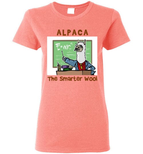Load image into Gallery viewer, t-shirt: Alpaca The Smarter Wool Ladies Short-Sleeve