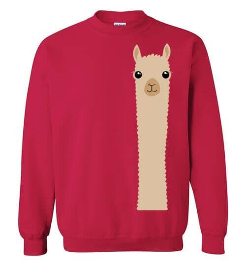 Load image into Gallery viewer, t-shirt: Alpaca Watching Gildan Sweatshirt