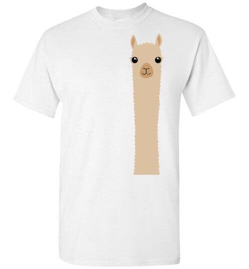 Load image into Gallery viewer, t-shirt: Alpaca Watching Gildan Unisex