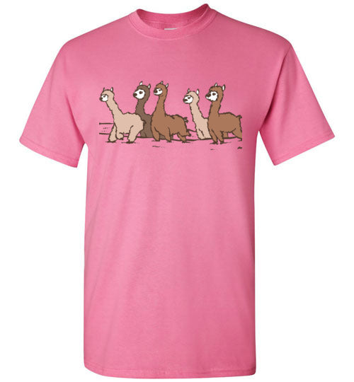 Load image into Gallery viewer, t-shirt: Curious Alpacas Gildan Short-Sleeve