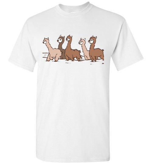 Load image into Gallery viewer, t-shirt: Curious Alpacas Gildan Short-Sleeve