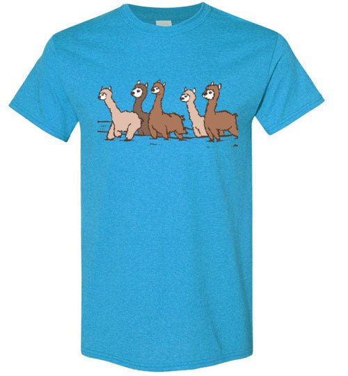 Load image into Gallery viewer, t-shirt: Curious Alpacas Gildan Short-Sleeve