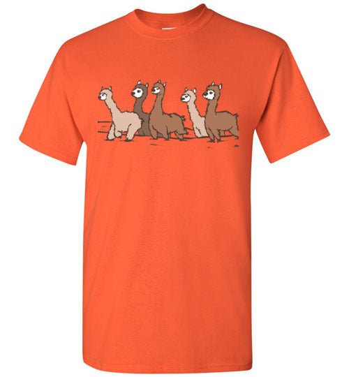 Load image into Gallery viewer, t-shirt: Curious Alpacas Gildan Short-Sleeve