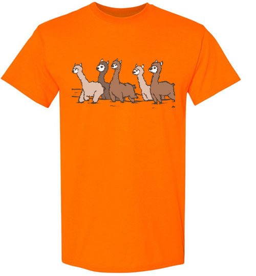 Load image into Gallery viewer, t-shirt: Curious Alpacas Gildan Short-Sleeve