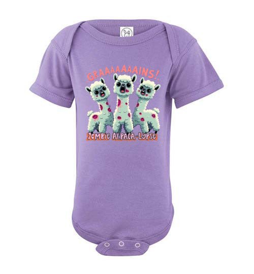 Load image into Gallery viewer, t-shirt: Halloween GRAINS Zombie Alpaca-lypse Gildan Onesie