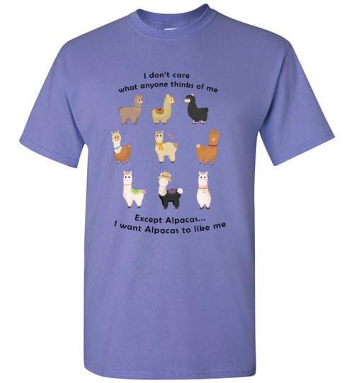 Load image into Gallery viewer, t-shirt: I Want Alpacas to Like Me Gildan Short-Sleve