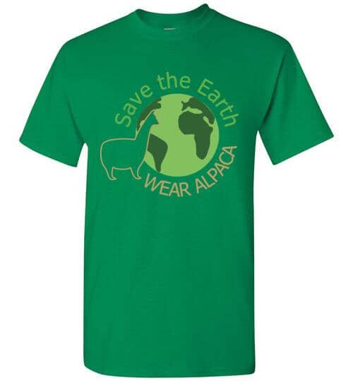 Load image into Gallery viewer, t-shirt: Save the Earth Wear Alpaca - Short-Sleeve