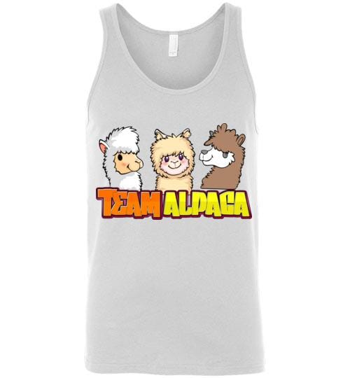 Load image into Gallery viewer, t-shirt: Team Alpaca Canvas Unisex Tank