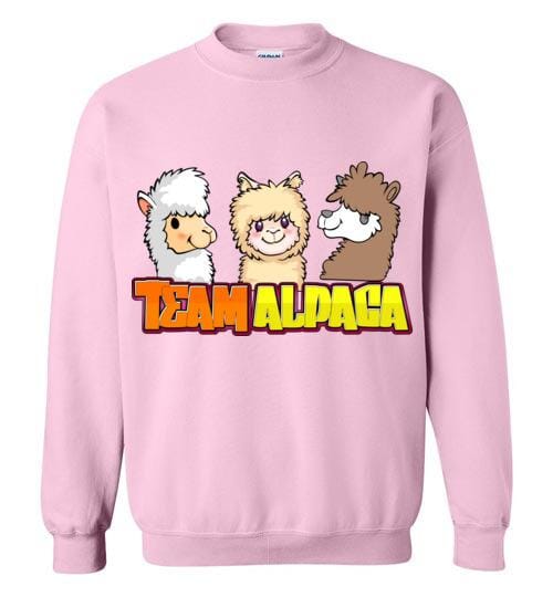 Load image into Gallery viewer, t-shirt: Team Alpaca Gildan Crewneck Sweatshirt