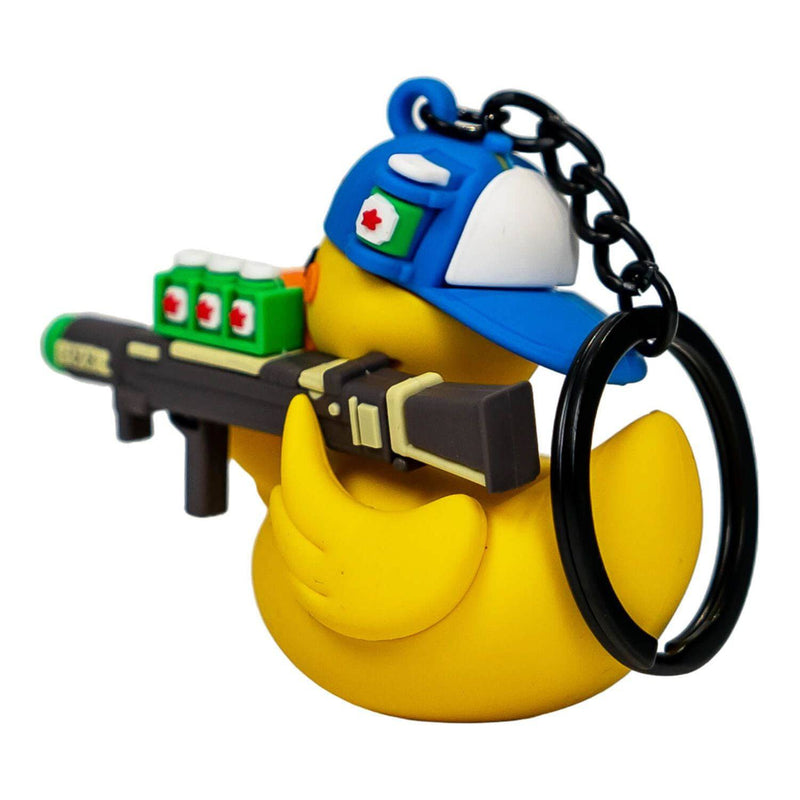 Load image into Gallery viewer, Beer Launcher TactiDuck 3D Rubber Keychain