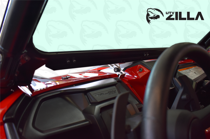 Load image into Gallery viewer, Vented Honda Talon Full Glass Windshield With Wiper