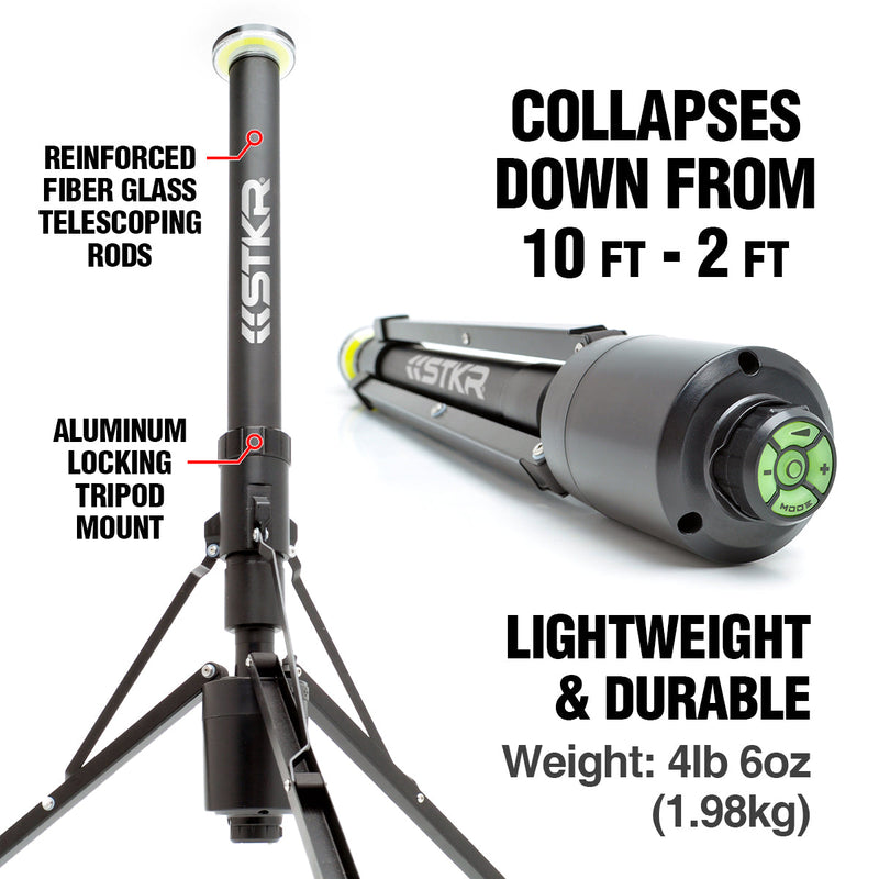 Load image into Gallery viewer, FLi-OVERLANDER 10' Telescoping Light with Wireless Remote