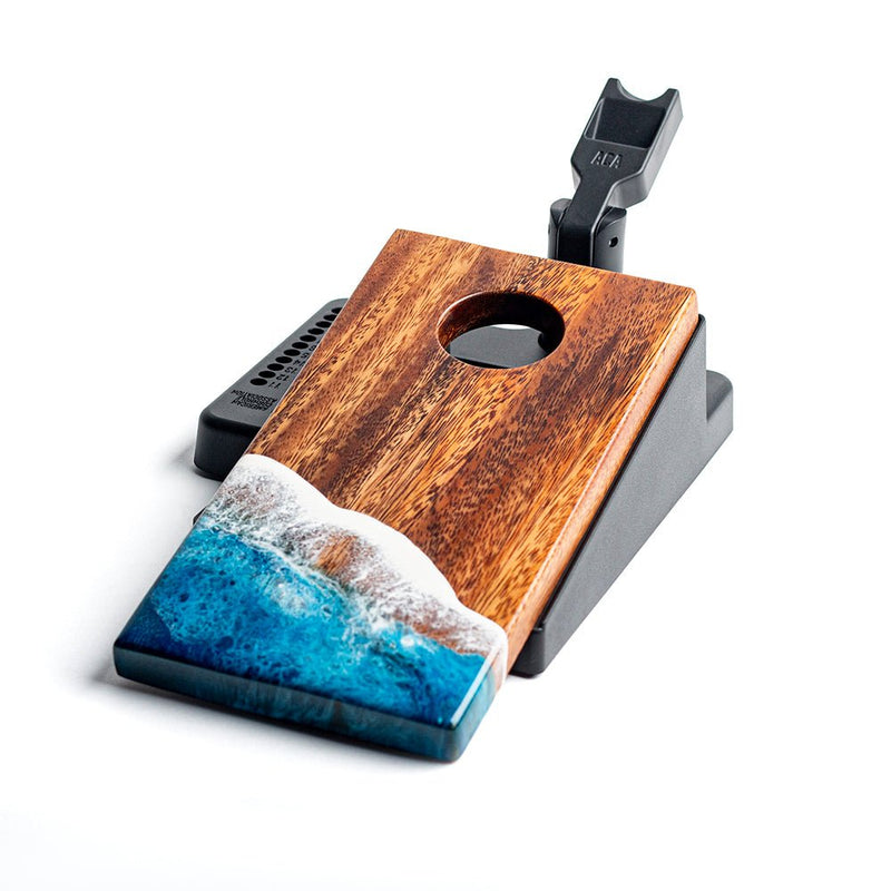 Load image into Gallery viewer, The Beach Epoxy Resin Double Chuck ART Mini Tabletop Cornhole Game