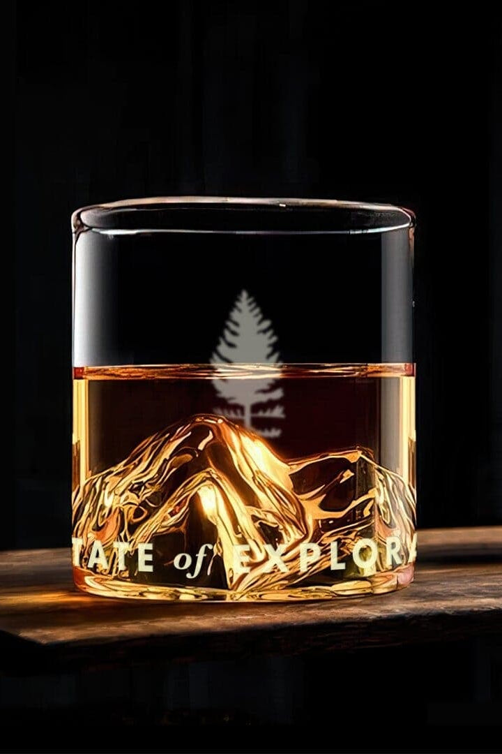 Load image into Gallery viewer, The Fourteener Mountain Whiskey Glass *SHIPPING 8/15/26*
