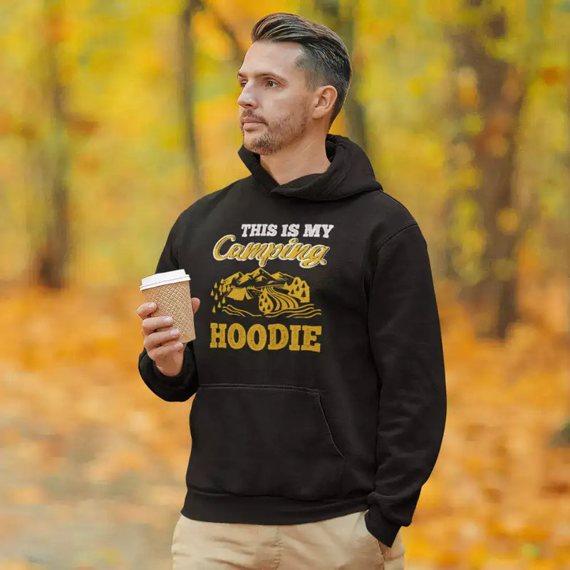Load image into Gallery viewer, This Is My Camping Men Adult Fleece Hoodie