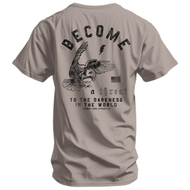 Load image into Gallery viewer, Become A Threat To The Darkness Men's T-Shirt