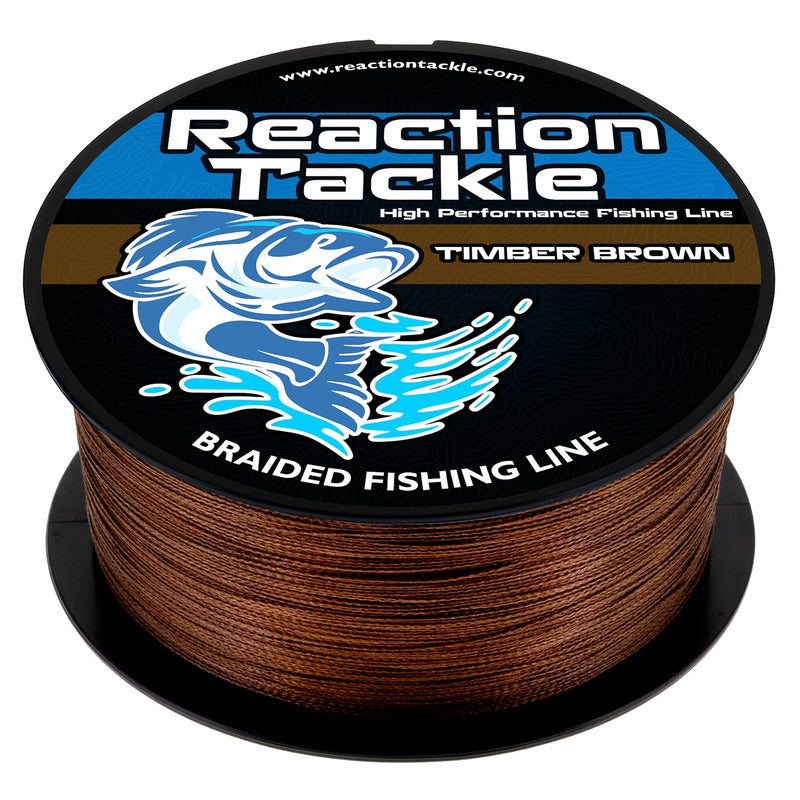 Load image into Gallery viewer, Reaction Tackle Braided Fishing Line - Timber Brown