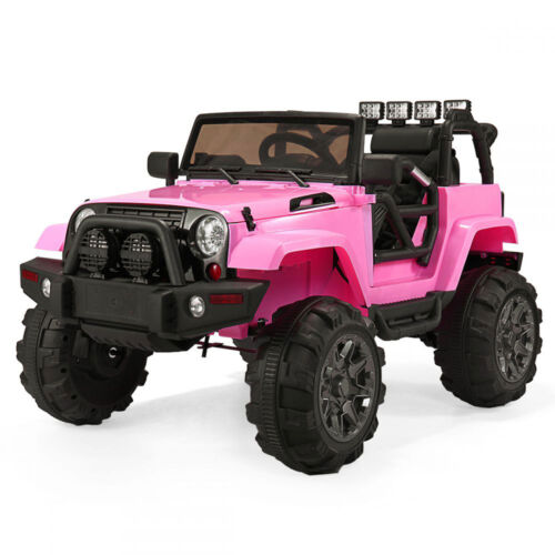 TOBBI 12V Kids Electric Wrangler Ride On Toy with Remote Control