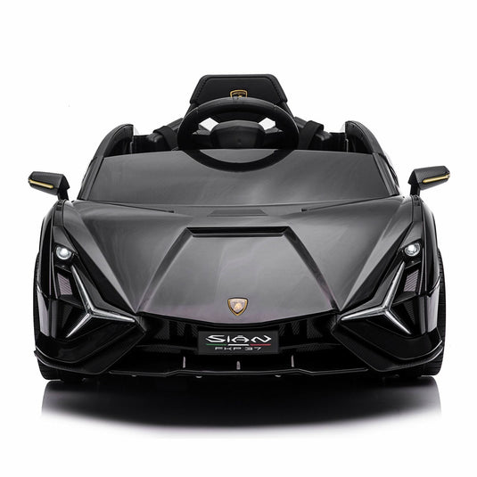 TOBBI 12V Lamborghini Sian Licensed Kids Electric Ride on Car with Parental Remote Control