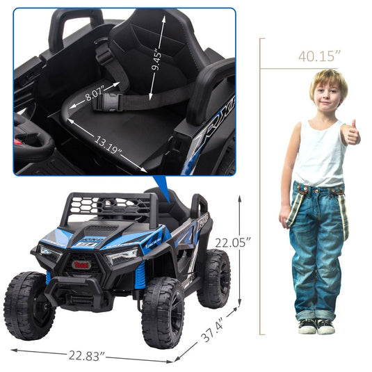 TOBBI Kids 12V UTV Off-Road Buggy Electric Vehicle