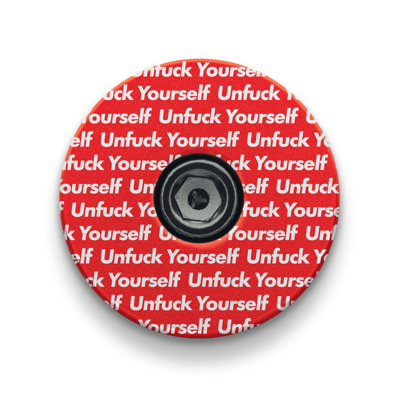 Load image into Gallery viewer, Limited Edition - Unfuck Yourself Bicycle Headset Cap