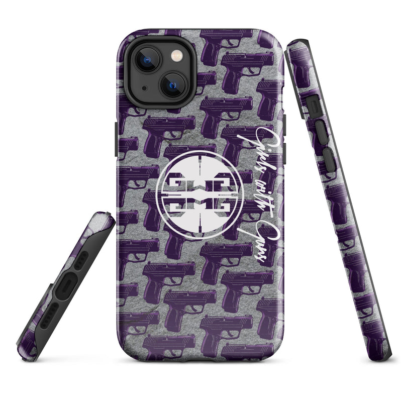 Load image into Gallery viewer, Purple Haze Pistol Palooza Tough Case for iPhone®