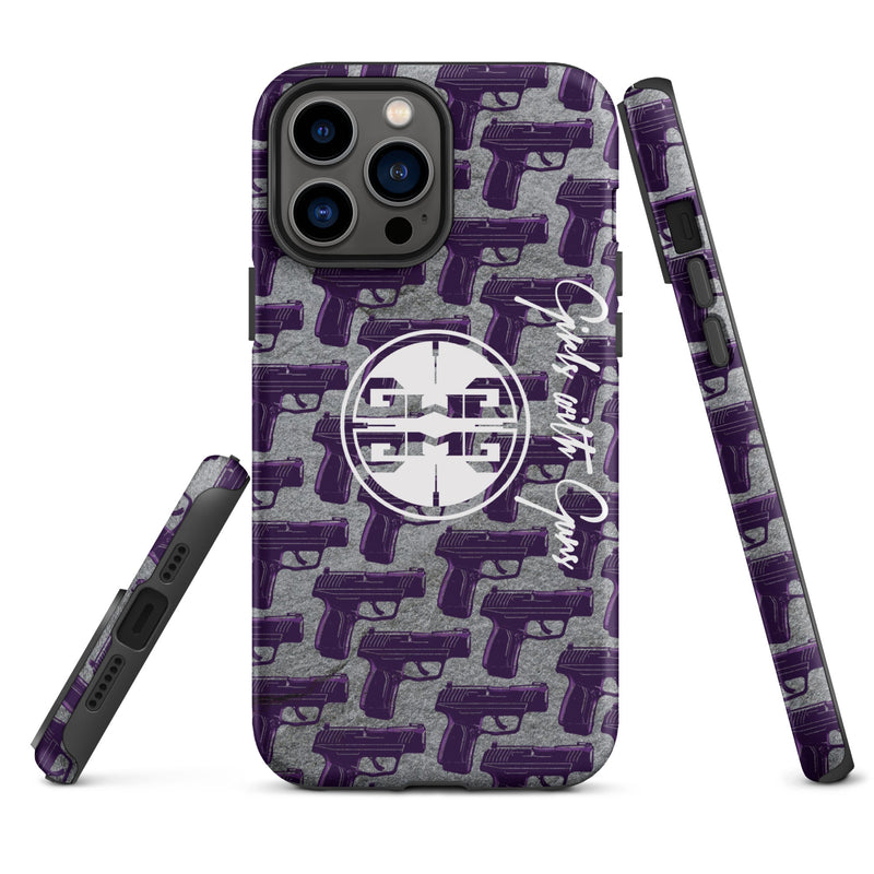 Load image into Gallery viewer, Purple Haze Pistol Palooza Tough Case for iPhone®