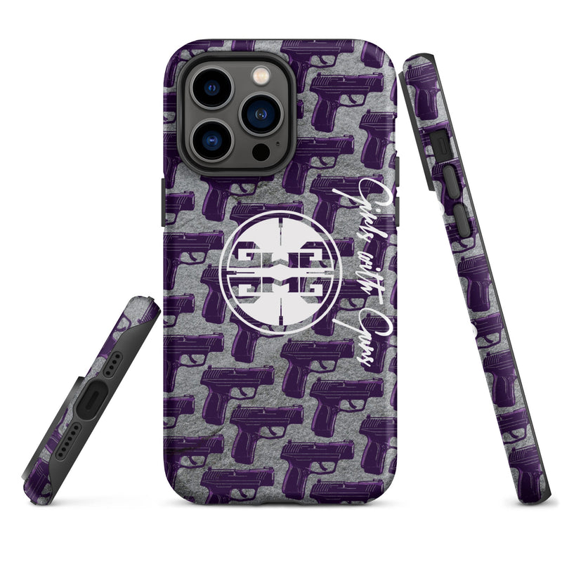 Load image into Gallery viewer, Purple Haze Pistol Palooza Tough Case for iPhone®