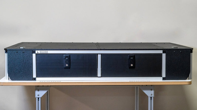 Load image into Gallery viewer, Toyota Land Cruiser 1980-1989 60 Series - Side x Side Drawer Module with Fitted Top Plate - 41 3/8"W x 9-1/2"H x 40"D