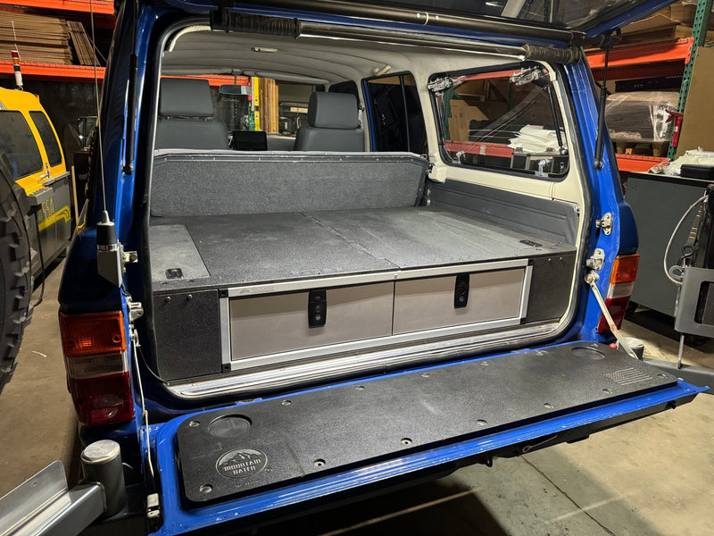 Load image into Gallery viewer, Toyota Land Cruiser 1980-1989 60 Series - Side x Side Drawer Module with Fitted Top Plate - 41 3/8"W x 9-1/2"H x 40"D