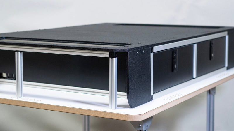 Load image into Gallery viewer, Toyota Land Cruiser 1980-1989 60 Series - Side x Side Drawer Module with Fitted Top Plate - 41 3/8"W x 9-1/2"H x 40"D
