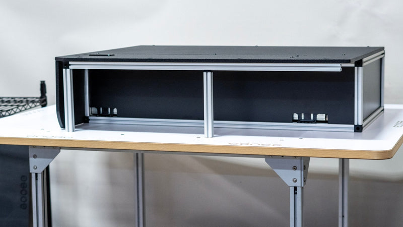 Load image into Gallery viewer, Toyota Land Cruiser 1980-1989 60 Series - Side x Side Drawer Module with Fitted Top Plate - 41 3/8"W x 9-1/2"H x 40"D