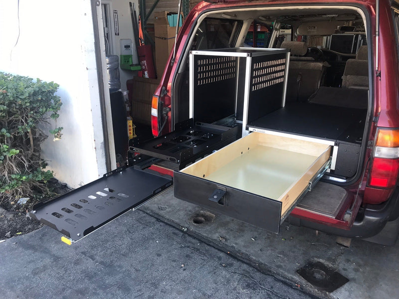 Load image into Gallery viewer, Toyota Land Cruiser 1991-1997 80 Series - Single Drawer Module with Fitted Top Plate - 19-3/16"W x 8"H x 40"D