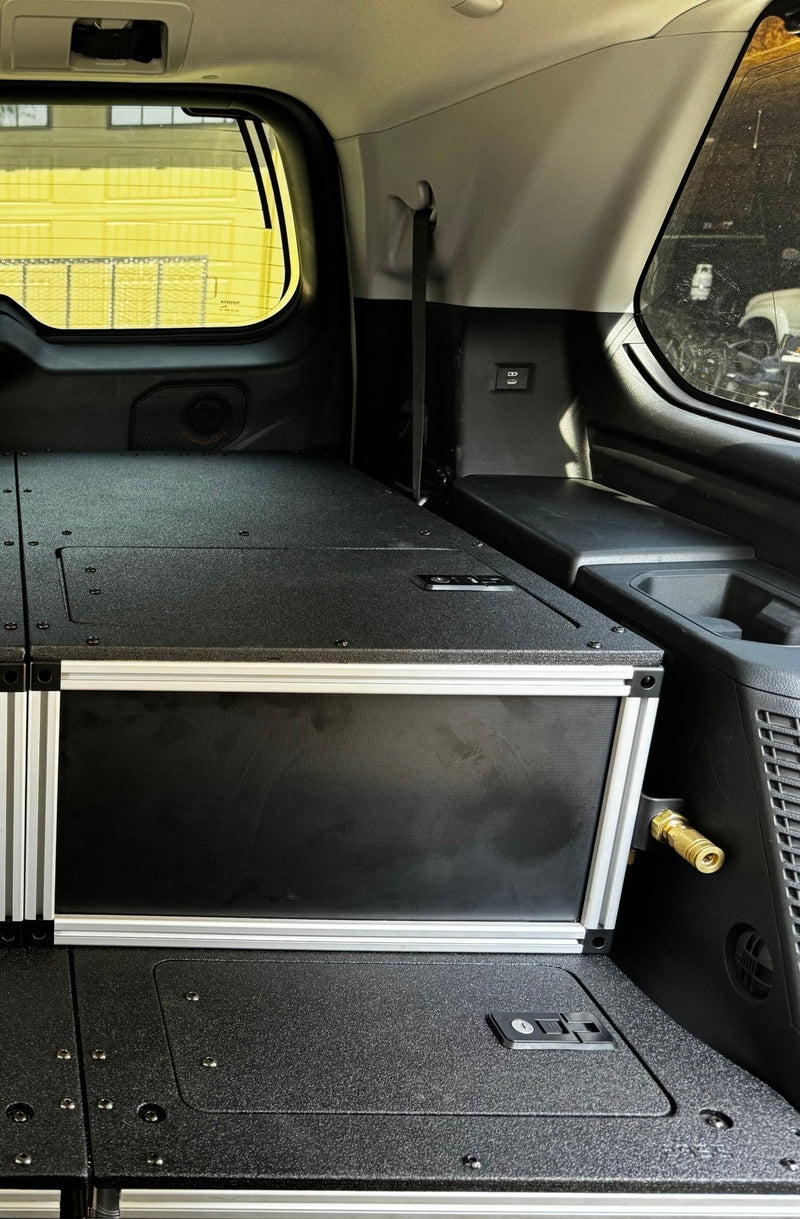 Load image into Gallery viewer, Toyota - Sequoia - 2023-Present - 3rd Gen - Explore Series - Single Drawer - 19-3/16" Width x 38" Deep x 10" High - Drawer Module with Short Drawer 20" and Storage Space Behind Drawer
