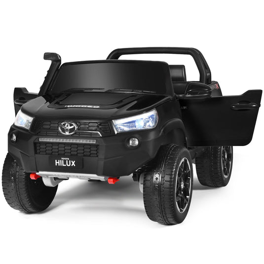 2-Seater Toyota Hilux Ride On Truck with Remote Control - 4WD, 2*12V Battery Powered