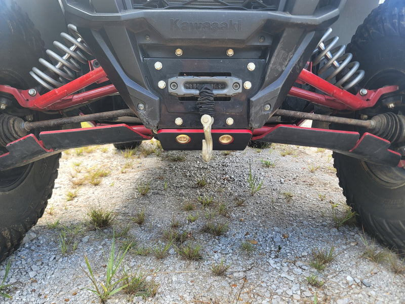 Load image into Gallery viewer, Trail Armor Kawasaki KRX 1000 (all editions) Full Skids with Integrated Slider Nerfs 2020 - 2026