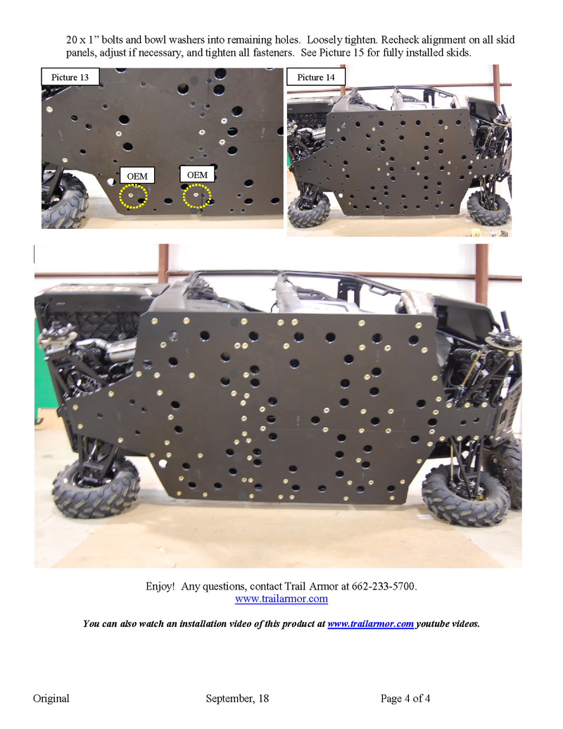 Load image into Gallery viewer, Trail Armor Polaris Ranger XP 900 Crew and Ranger XP 1000 Crew Full Skids