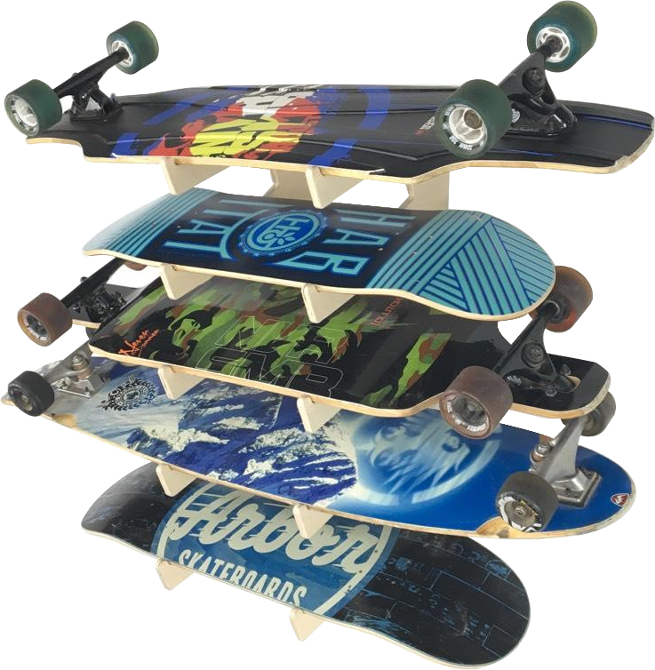 Load image into Gallery viewer, THE SHOWCASE skateboard wall rack