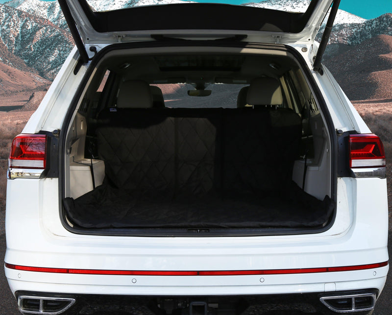 Load image into Gallery viewer, WATERPROOF SUV Cargo Liner for fold down 60/40 divided seats with pass-through option