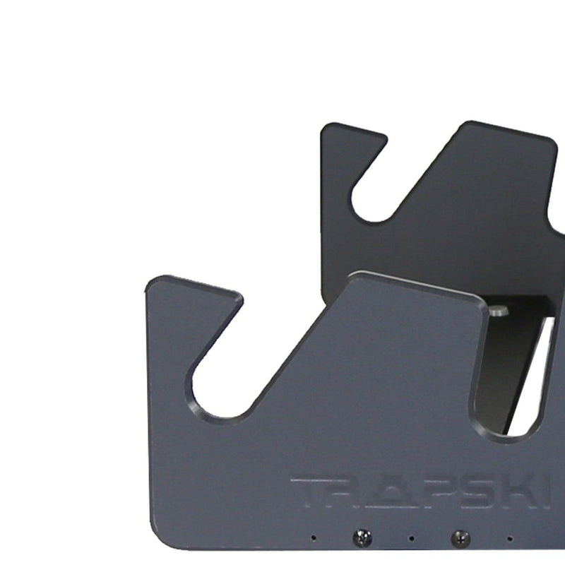 Load image into Gallery viewer, TRAPSKI LowPro 5 XL Ski and Snowboard Rack Insert for Rooftop Cargo Box | High Quality Marine Grade HDPE Plastic | Premium Strap Included | 3 Year Warranty | Made in the USA | Veteran Owned Business