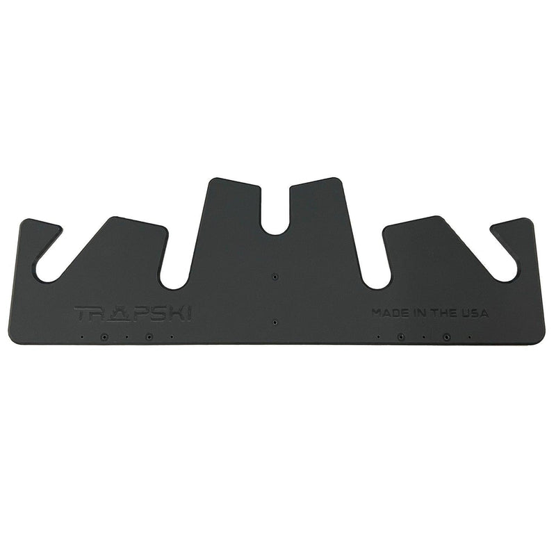 Load image into Gallery viewer, TRAPSKI LowPro 5 XL Ski and Snowboard Rack Insert for Rooftop Cargo Box | High Quality Marine Grade HDPE Plastic | Premium Strap Included | 3 Year Warranty | Made in the USA | Veteran Owned Business