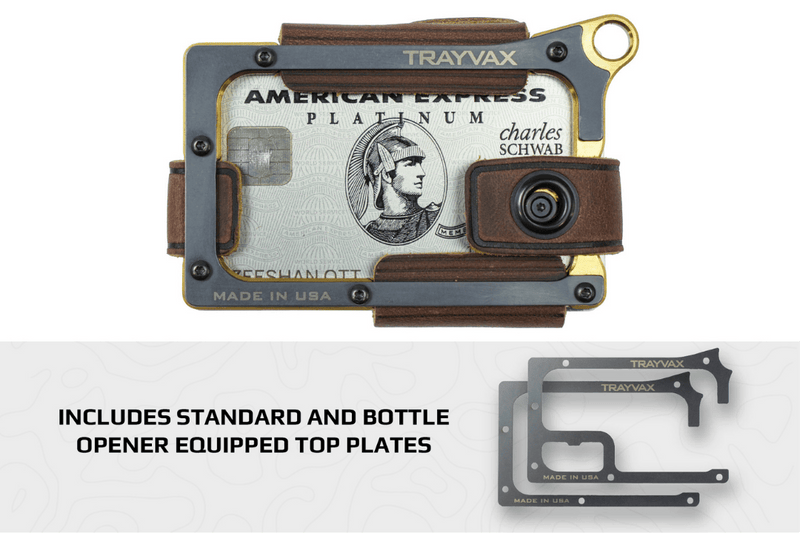 Load image into Gallery viewer, Contour Wallet - Brass Mississippi Mud