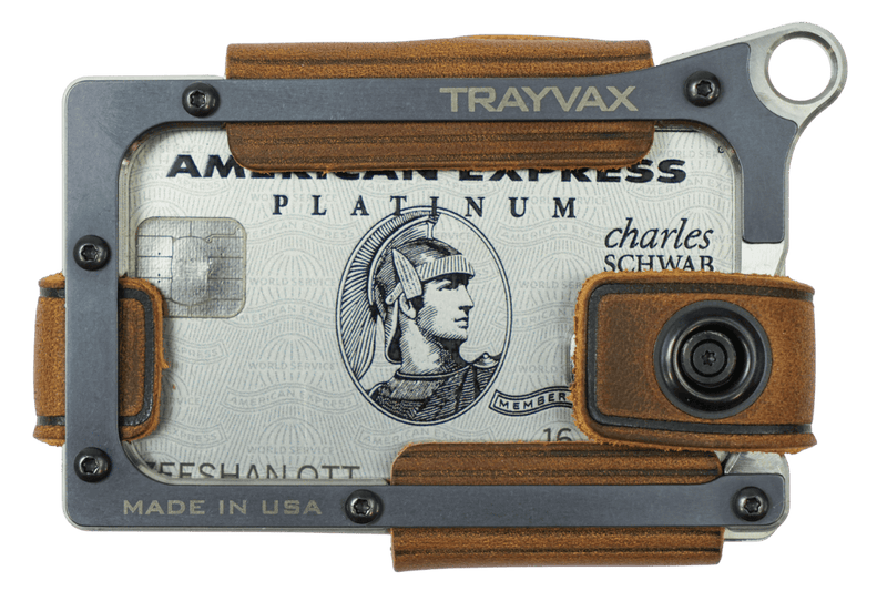 Load image into Gallery viewer, Contour Wallet - Raw Tobacco Brown