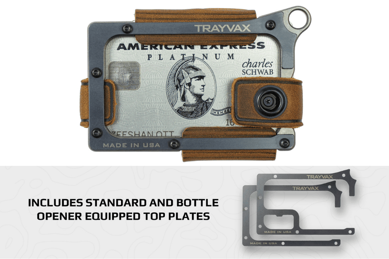 Load image into Gallery viewer, Contour Wallet - Titanium Tobacco Brown